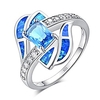silver blue fire opal aquamarine for women jewelry gemstone ring size 5-12 (7)