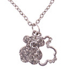 Silver Color Plated Bear Shaped Alloy Necklace