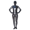 Silver Gray Shiny Metallic Full body Zentai miniinthebox