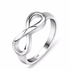 Silver Infinity Ring Eternity Ring Charms Best Friend Gift Endless Love Symbol Fashion Rings For Women jewelry