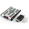 Silver Mini Wireless PC USB Computer remote Control