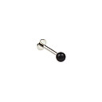Silver Plated Stainless Steel Acrylic Navel/Ear Piercing