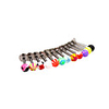 Silver Plated Stainless Steel Acrylic Navel/Ear Piercing(Assorted Color)