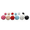 Silver Plated Stainless Steel Rhinestones Navel/Ear Piercing(Assorted Color)
