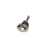 Silver Plated Stainless Steel Zircon Navel/Ear Piercing