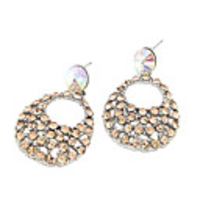 Silver Zircon Earrings
