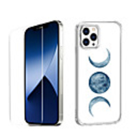 Simple Case For iPhone 12 iPhone 11 iPhone 12 Pro Max Unique Design Protective Case with Screen Protector Shockproof Back Cover TPU