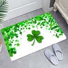 Simple Clover Digital Printing Floor Mat Modern Bath Mats Nonwoven / Memory Foam Novelty Bathroom