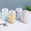Simple Double Drink Thermos Cup Office Coffee Cup 500ml Portable Water Cup With Straw miniinthebox
