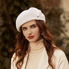 Simple Elegant 100% Wool Hats with Sparkling Glitter / Solid 1pc Wedding / Tea Party Headpiece miniinthebox