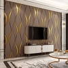 Simple Modern Non-Woven 3D Deerskin Velvet Stripe Wallpaper Living Room Tv Background Wall Bedroom Bedside Background Restaurant Wallpaper miniinthebox