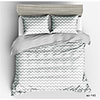 Simple Pattern Series 3D Print 3-Pieces Duvet Cover Set Hotel Bedding Sets Comforter Cover with Soft Lightweight Microfiber(Include 1 Duvet Cover and 1 or 2 Pillowcases)