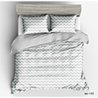 Simple Pattern Series 3D Print 3-Pieces Duvet Cover Set Hotel Bedding Sets Comforter Cover with Soft Lightweight Microfiber(Include 1 Duvet Cover and 1 or 2 Pillowcases)