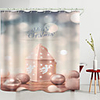 Simple Pearl Angel Digital Printing Shower Curtain Shower Curtains Hooks Modern Polyester New Design