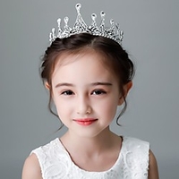 Simple Style European Style Alloy Headpiece with Crystals 1 pc Special Occasion / Birthday Headpiece