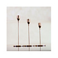 Simple Style Metalic Candle 1pc Candle Holders