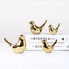 Simple Style Room Study Ceramic Gold Bird Soft Decoration Creative Ornaments