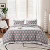 SimpleOpulence Washed Linen Cotton Blend Duvet Cover Set, Solid Color with White Lace Ruffle Edge Flax Bedding miniinthebox