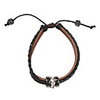 Simply Multilayer Zircon-Studded Leather Bracelet
