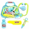 simulation medical toolbox toy, kids pretended doctor nurse simulation medical toolbox cosplay role play toys, blue