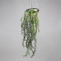 Simulation Plant Rattan Hanging Basket Simulation Crescent Rattan Wall Hanging 100cm miniinthebox