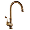Single Handle One Hole AntiqueHigh Arc Vessel Copper Standard Spout / Tall / Kitchen Taps