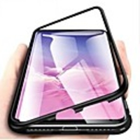 Single-sided Magnetic Phone Case For Samsung Galaxy Note 9 / Note 8 Shockproof / Ultra-thin / Transparent Full Body Cases Solid Colored Hard Tempered Glass