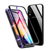 Single-sided Magnetic Phone Case For Samsung Galaxy S9 / S9 Plus / S8 Plus Shockproof / Magnetic Back Cover Solid Colored Tempered Glass / Metal