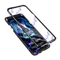 Single-sided Magnetic Phone Case For Samsung Galaxy S9 / S9 Plus / S8 Plus Translucent Back Cover Transparent Hard Tempered Glass