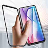 Single-sided Magnetic Phone Case For Xiaomi Pocophone F1 / Xiaomi Mi 8 / Xiaomi Mi 8 SE Magnetic Back Cover Solid Colored Hard Tempered Glass