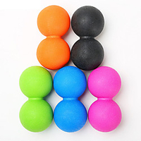 Six Color Fascial Ball Double Ball Peanut Ball Deep Muscle Relaxation Ball Acupoint Fitness Massage Ball