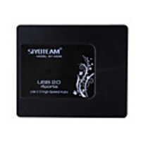 SIYOTEAM SY-H006 Square 4 Port USB 2.0 Hub (Black)