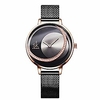 sk ladies watch minimalist case stainless steel mesh band luxury quartz wrist watch girl dress clock relogio feminino