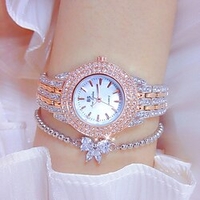 SK Quartz Watch for Women Analog Quartz Stylish Glitter Luxury Sparkle Fashion Diamond Stainless Steel Stainless Steel Creative miniinthebox