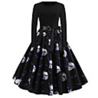 Skeleton / Skull Dress Adults Women