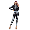 Skeleton / Skull Zentai Suits Cosplay Costume Adults