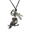 Skeleton Hand Pattern Cow Leather Necklace