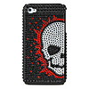 Skeleton Pattern Protective PVC Case for iPhone 4,  4S (Black)