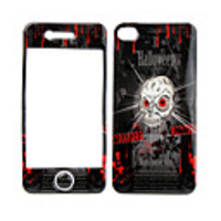 Skeleton Stylish Protective Sticker for iPhone 4