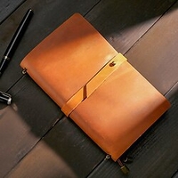 Sketchbook Notebook Plain A5 5.8×8.3 Inch Retro Leather Hardcover Mini 96 Pages Notebook for School miniinthebox
