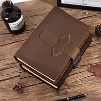 Sketchbook Notebook Plain A5 5.8×8.3 Inch Retro Leather Hardcover Mini 96 Pages Notebook for School miniinthebox