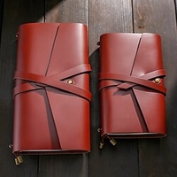 Sketchbook Notebook Plain A5 5.8×8.3 Inch Retro Leather Hardcover Mini 96 Pages Notebook for School miniinthebox