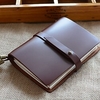Sketchbook Notebook Ruled A5 5.8×8.3 Inch Retro Leather Hardcover Mini 96 Pages Notebook for School miniinthebox