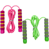 Skipping Rope by LITB– Jump Rope For Kids Girls Boys – Soft Handled Best for All Ages Children Workout Equipment – Indoor and Outdoor Fitness Games for Student Exercise Health – Fun Sports Activity,  2 Pack miniinthebox