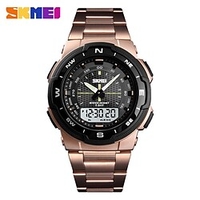 SKMEI Digital Watch for Men Analog - Digital Digital Stylish Stylish Modern Style Waterproof Calendar Alarm Clock Alloy Stainless Steel Fashion miniinthebox