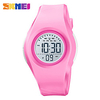 SKMEI Kids Digital Watch Digital Sporty Outdoor Water Resistant / Waterproof Digital Black Red Pink / Two Years / PU Leather / Calendar / date / day / Chronograph / Noctilucent