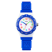 SKMEI Kids Sport Watch Quartz Modern Style Sporty Casual Water Resistant / Waterproof Analog Black Blue Purple / Silicone / Large Dial