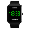 SKMEI Unisex Digital Watch Quartz Modern Style Roman Numeral Outdoor Water Resistant / Waterproof Digital Black Blue Red / One Year / Silicone / Calendar / date / day