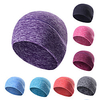 skull cap ear warmer helmet liner for men - winter beanie hat for skiing, running, cycling - fits under helmet purple miniinthebox