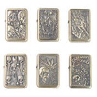Skull Pattern Oil Lighter (Assorted Patterns)